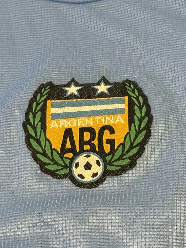 Футболка аргентинская футбольная синяя Xara мужская размер большой центральный логотип прошитая No29 - Изображение 3 из 4
