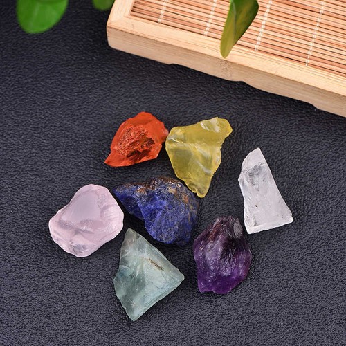 7 Chakra Healing Crystal Natural Yoga Energy Meditation Antianxiety Reiki Stones - Picture 10 of 15