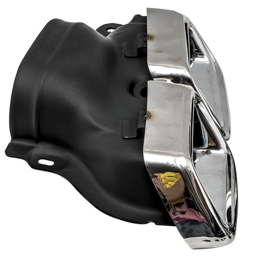 Paire de cache d'échappement chromé compatible avec modèles W218 CLS Facelift & C217 Coupé - Photo 4/12