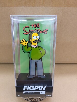 FiGPiN The Simpsons Ned Flanders #871 Collectible Pin MUST L@@K