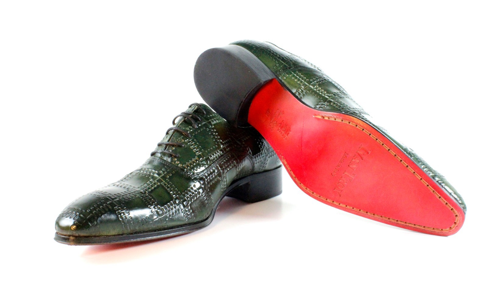 Ivan Troy Green Handmade Patchwork Shoes/Oxford Uomo Italian Pelle Dress Shoes/Oxford Patchwork Shoes 1d4639 Ivan Troy Green Handmade Patchwork Shoes/Oxford Uomo Italian Pelle Dress Shoes/Oxford Patchwork Shoes 1d4639