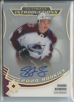 2020-21 UD Ultimate Collection Shane Bowers Introductions #UI-30 Rookie Auto RC