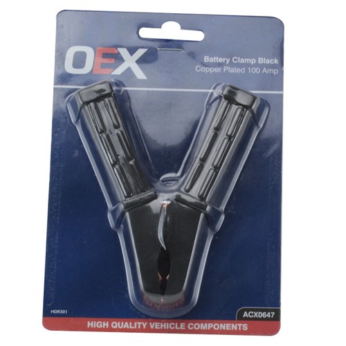 Battery Negative Clamp 100 Amp Rating Black Grip Fully Insulated Each - Picture 6 of 6