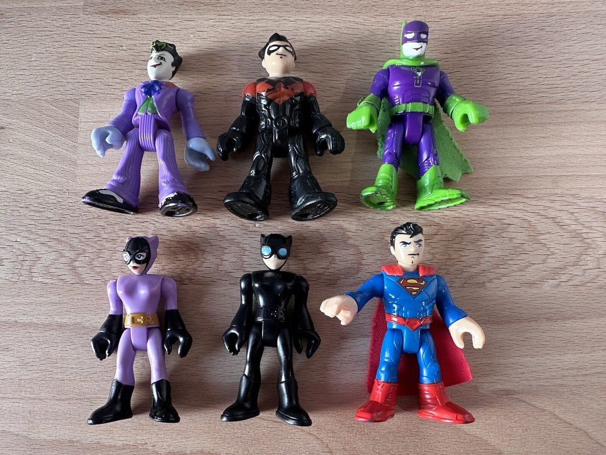 Imaginext DC Comic Batman Joker Cat Woman Superman Action Toy
