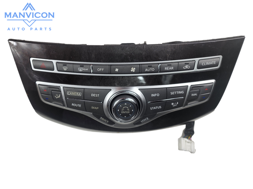 2014-2016 Infiniti QX60 AC Temperature Navigation Camera Control Panel OEM - Picture 3 of 12