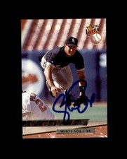 Steve Sax Hand Signed 1993 Fleer Ultra Chicago White Sox Autograph
