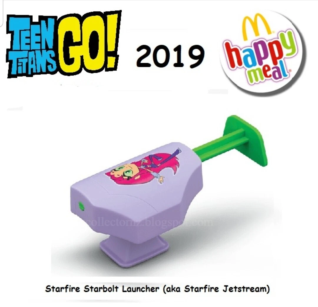 McDonald s 2019 Teen Titans Go Happy Meal Toy 4 Starfire Jetstream Starbolt