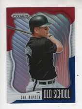 2021 Panini Prizm Old School Red White Blue Prizm Cal Ripken #OS-9