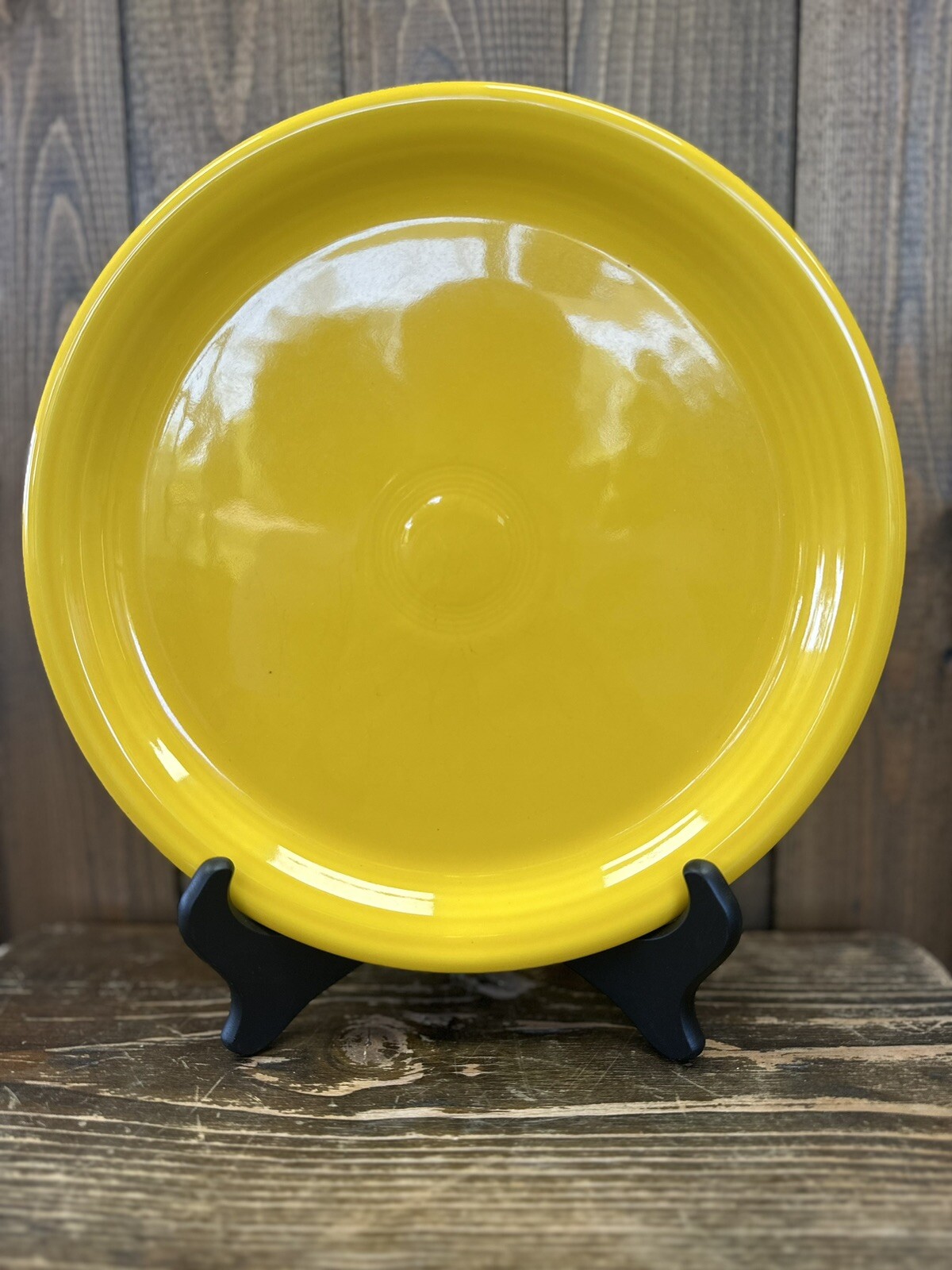 Fiesta Daffodil Fiestaware Bistro Plate Set Fiestaware Bowl Plate