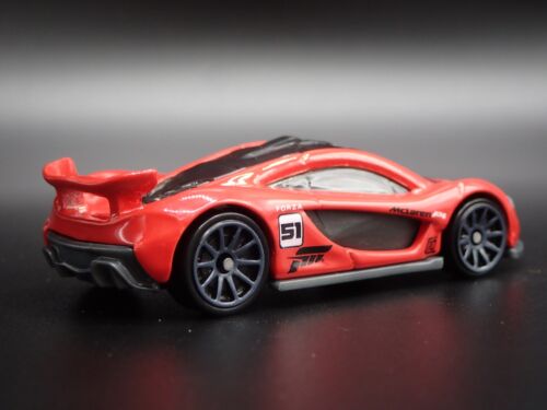 2013-2015 MCLAREN P1 Súper Coche Forza Naranja 1:64 Escala Diorama Metal Modelo - Imagen 6 de 7