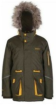 REGATTA / DARE2B INSULATED WATERPROOF PARKA JACKET SCHOOL COAT BOYS GIRLS KIDS