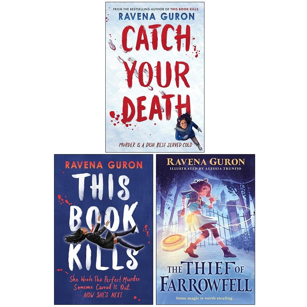 Ravena Guron Unisex Collection 3 Books Set Thief Of Farrowfell, Catch Your Death, Kills - Image 3