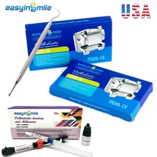 1x Dental Orthodontic Metal Self-ligating Bracket ROTH/MBT 022 bonding Adhesive