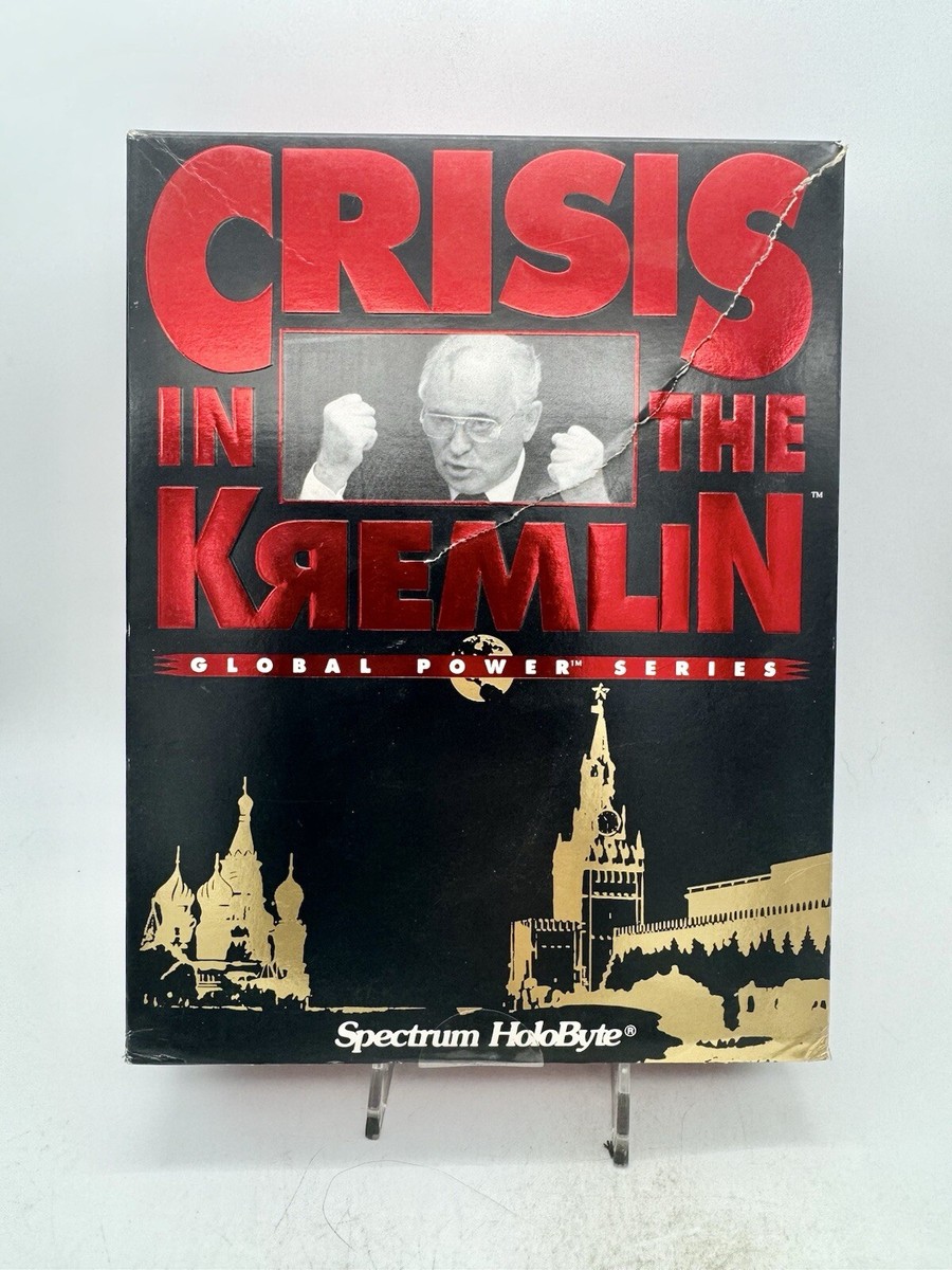 クレムリン Spectrum Holobyte Crisis In The Kremlin Vintage Big Box PC Game