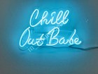 14"x10" Chill Out Baby Neon Sign Acrylic Light Lamp Glass Bar Wall Decor Zs992