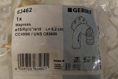 GEBERIT MEPLA DOPPELWANDSCHEIBE / MEPLAFIX DECKENWINKEL 