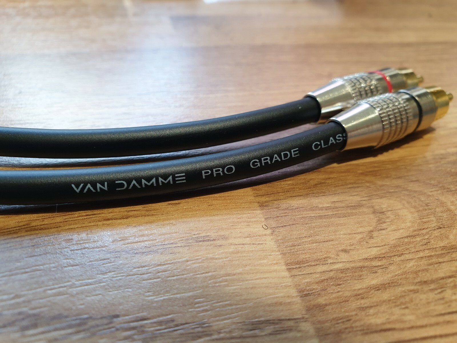 Van Damme Ultra Pure Silver Plated stereo Pair RCA jumper set for Nad