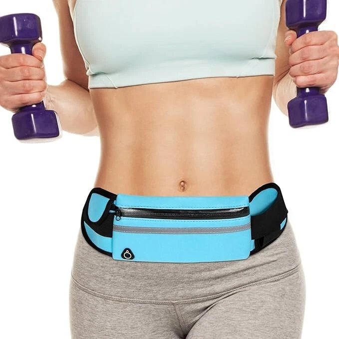 Running Waist Packs 2 Jogging Belts + 1 Quality Rechargeable LED Flashlight K... - Image 3 of 4