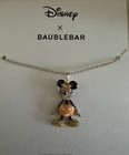 “NEW” Disneys Mickey Mouse BaubleBar 3D Pumpkin GLOW-in-DARK  Necklace — photo 1
