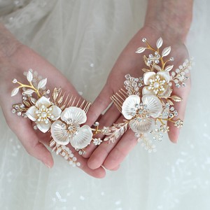 Handmade Woman Wedding Hair Combs Bridal Crystal Sticks Wedding