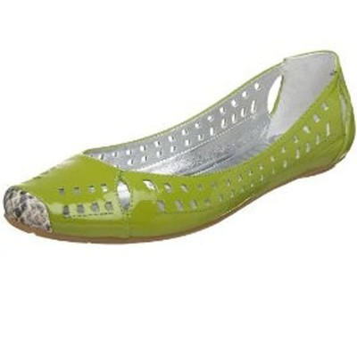 lime green flat shoes