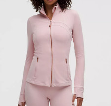 LULULEMON DEFINE JACKET NULU PINK HAZE ROSE GOLD ZIPPER 0-2 4 6 8 10-12 NWT