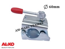 AL-KO Jockey Wheel Clamp Pressed Steel 60mm ALKO Trailer Caravan Horsebox 249859