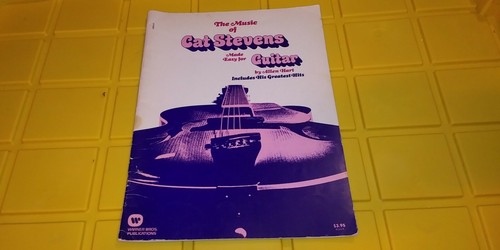 The Music of Cat Stevens Guitar songbook Allen Hart Guitar 1977 Rare Songfbook - Imagen 4 de 4