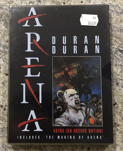 DURAN DURAN - ARENA (AN ABSURD NOTION) - DVD 2004 W/ STICKER SHEET & MINI POSTER