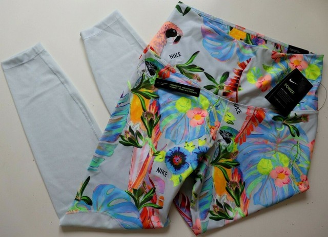 nike women's power floral training tights