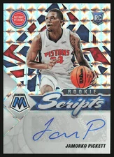 2021-22 Panini Mosaic #RS-JPI Jamorko Pickett Rookie Scripts AU,RC