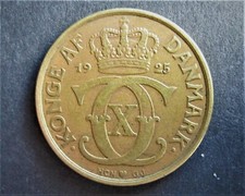 DENMARK 2 KRONER 1925 / SNIFF'S ANCIENT COINS T-2
