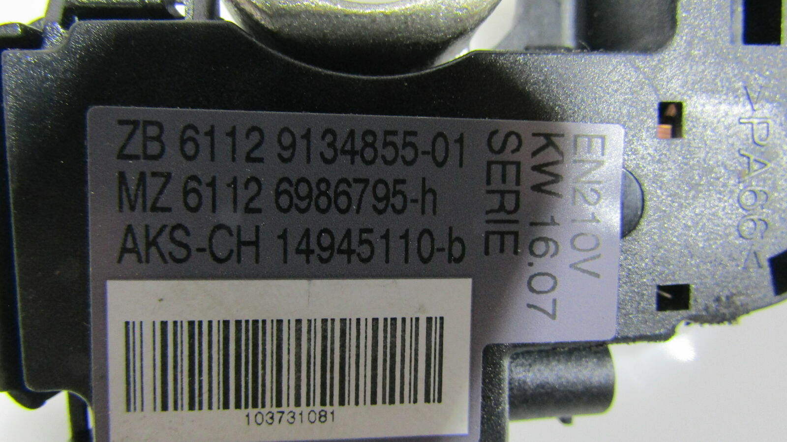 BMW oem Battery lead, negative, IBS 7618677 1