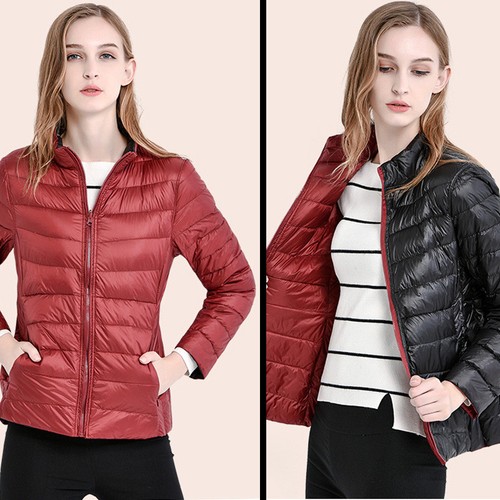 Duck Down Reversible Puffer Jacket 