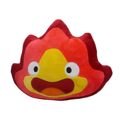 Howl's Moving Castle Ghibli Red Fire Cushion Pillow Sleeping Small Hug Bed New