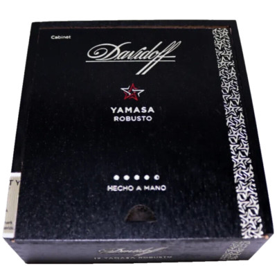 Davidoff Yamasa Robusto Empty Wood Cigar Box 5.5'' x 5.25'' x 2''