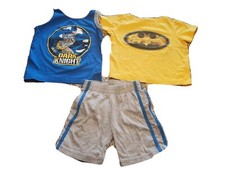 Batman Short Set Size 3T Boys 3 Piece Set