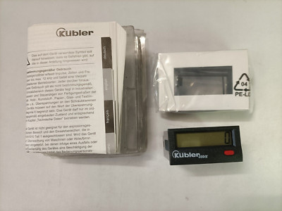 6.130.012.853 Zähler: elektronisch LCD Impulse 99999999 IP65 H.Dis.1: 8mm KUBLER
