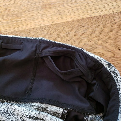 Avia Women's Leggings with Side Pockets Gray Black White Mesh Sz Small 4-6 - Bild 7 von 11