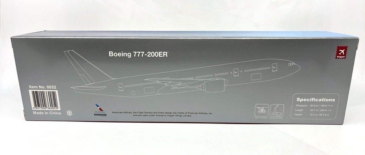 ホーガン 1/200 アメリカン航空 Boeing777-200ER 0052GR Hogan American Airlines / アメリカン航空 B777-200