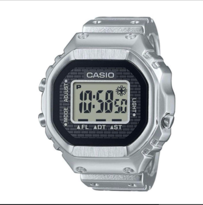 【Casio】 50th Anniversary Ring Watch CRW-001-1DR Casio Ring Watch 50th Anniversary Silver CRW-001-1JR w/Size
