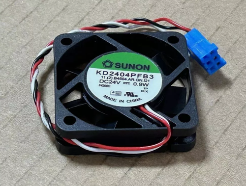 SUNON KD2404PFB3 24V 0.9W 4CM 4010 3-wire alarm signal inverter fan - Picture 5 of 6