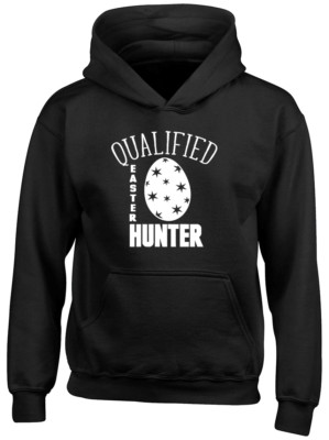 Qualified Easter Egg Hunter Jungen Mädchen Kinder Hoodie
