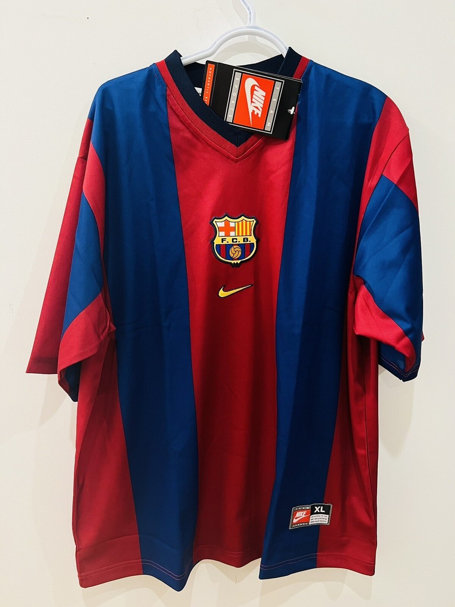 FIGO BARCELONA 1998-99 NIKE HOME SHIRT JERSEY NEW WITH TAGS FIGO BARCELONA 1998-99 NIKE HOME SHIRT JERSEY NEW WITH TAGS