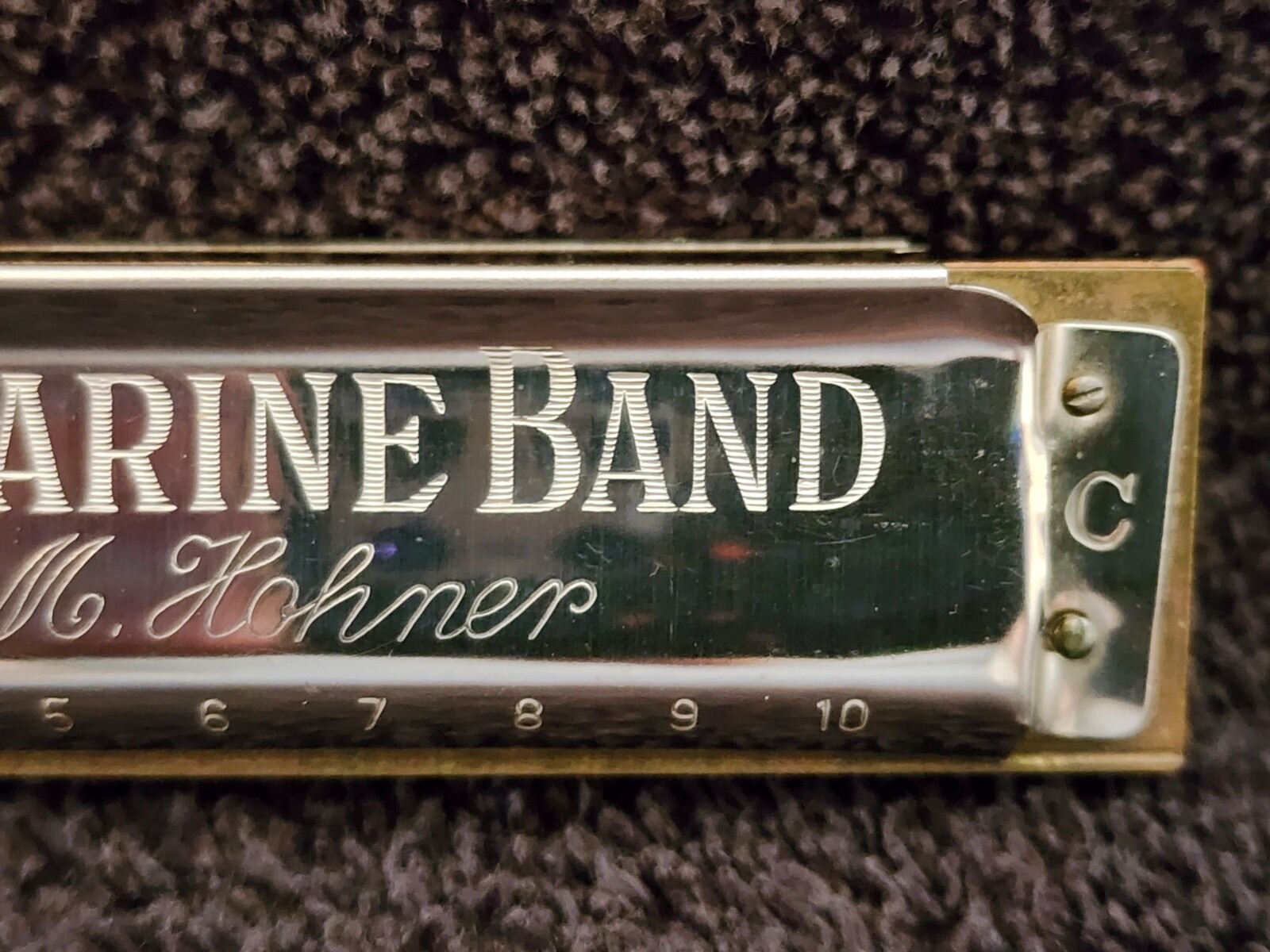 Vintage M. Hohner MARINE BAND harmonica A440 key of C eBay