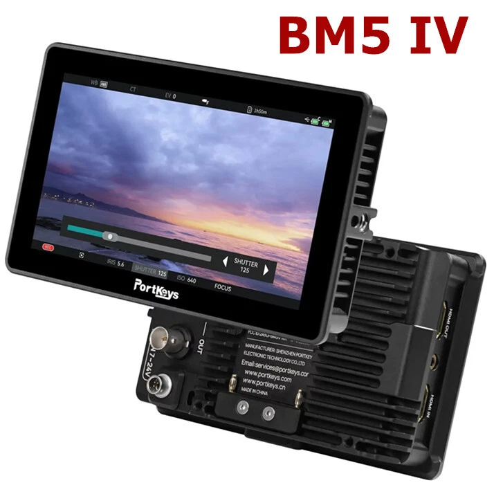 Portkeys BM5 IV 5.5" 2000nit Camera Control Monitor for RED Komodo BMPCC 4K 6K - Image 2 of 4