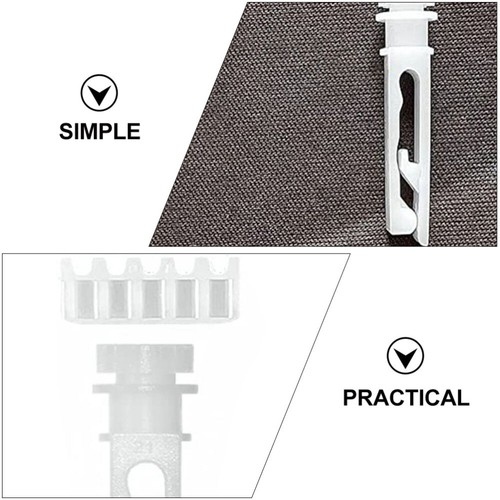 White Stems for Window Vertical Blind Repair Parts Vertical Blinds 12