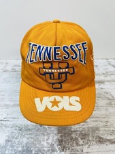 Vintage Tennessee Volunteers VOLS Orange And Blue Mesh Back Adjustable Hat Cap