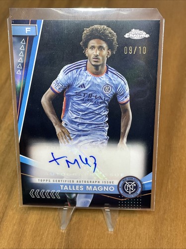 2024 Topps Chrome MLS - Talles Magno - Black Refractor Auto #09/10 - Picture 12 of 12