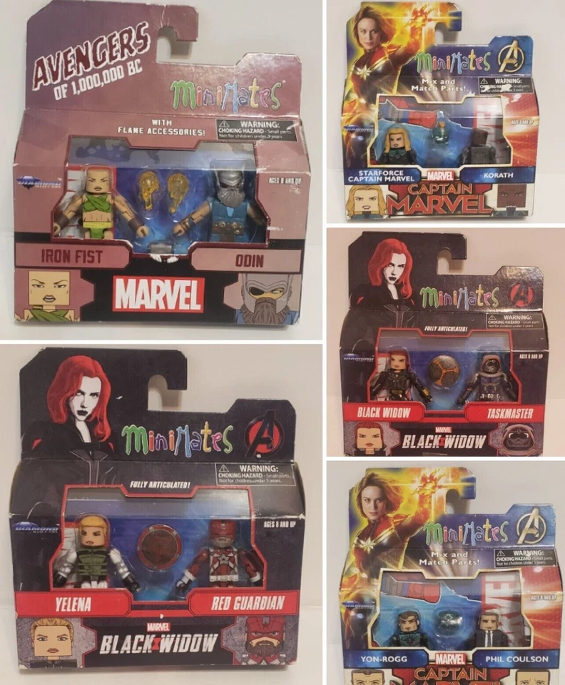 Minimates Yon-Rogg & Phil Coulson Capitana Marvel, Yeelena Red Guardian "Tú eliges" Foto 2 de 2